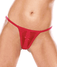 Crotchless G String